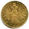 Image 1 : 1915 AUSTRIAN 1 OZ PURE GOLD 100 CORONAS BU