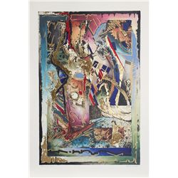 Robert Kostuck, Hands of Fate #1, Embossed Silkscreen