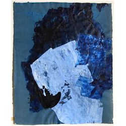 Aaron Levy, Abstract Blue Painting