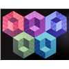 Image 1 : Victor Vasarely, Hexa 5, Silkscreen