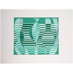Josef Albers, Formulation Articulation, Op-Art Geometric Silkscreen