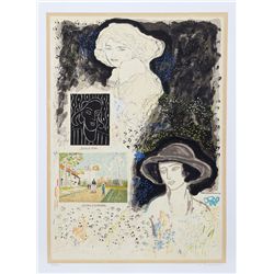 Michael Eisemann, Portrait of a Woman, Lithograph