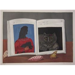 Benjamin Levy, Cat Book, Lithograph