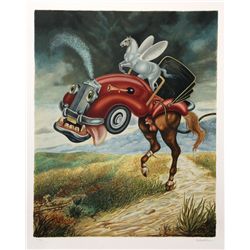Israel Rubinstein, Half Horsepower, Serigraph