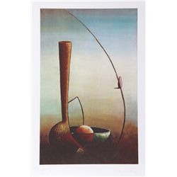 Jan Van Raay, Still Life with Vase, Lithograph