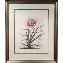 Salvador Dali, Desert Cactus from the Florals Series, Lithograph