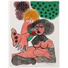 Image 2 : Corneille, Femmes et Oiseux, Portfolio of Four Lithographs and Book in Folio Case