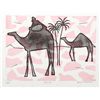 Image 1 : Julian Trevelyan, Camels, Aquatint Etching