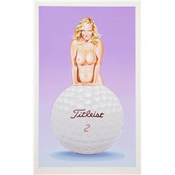 Mel Ramos, Titleist Tillie, Lithograph