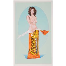 Mel Ramos, Reese's Rose, Lithograph