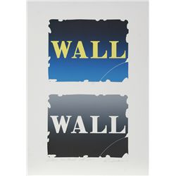 Robert Indiana, Wall: Two Stone, Suite of Four Lithographs