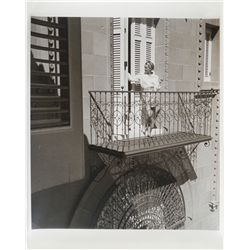 Louise Dahl-Wolfe, Model on Balcony, Photograph