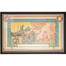 Alphonse Mucha, Soldier's Dream, Lithograph Poster