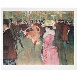 Henri de Toulouse-Lautrec, At the Moulin Rouge - The Dance, Lithograph