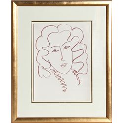 Henri Matisse, Portrait, Lithograph
