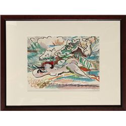 L.K. Simek, Ete, Watercolor