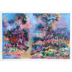 Rosanne Brook, Gated Garden, Serigraph