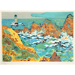 Guy Charon, Lighthouse, Lithograph