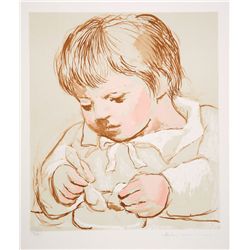 Pablo Picasso, Enfant Deieunant, Lithograph