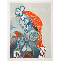 Pablo Picasso, La femme avec le Beret Rouge, Lithograph
