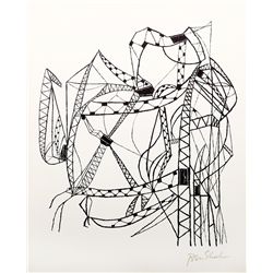 Ben Shahn, Many Cities from the Rilke Portfolio, Lithograph