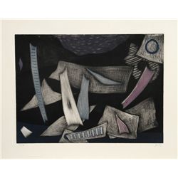 Henri Goetz, Cubist Abstract Aquatint Etching