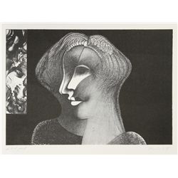 Georgi Daskaloff, Visages 3, Lithograph