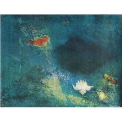 Lebadang, Waterlilies, Lithograph