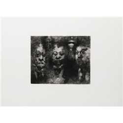 Jack Levine, Sweet Bye and Bye, Etching