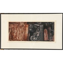 Agnes Mills, Street Remembered, Aquatint Etching
