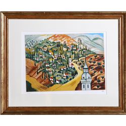Israel Paldi, Scenes of Jerusalem 4, Lithograph