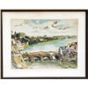 Image 1 : Willy Rieser, Swiss Landscape, Watercolor