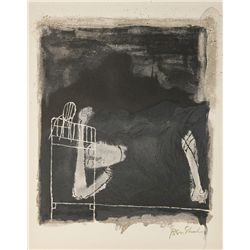 Ben Shahn, Screams of Women in Labor from the Rilke Portfolio, Lithograph