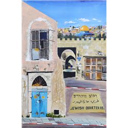 Dani, Jewish Quarter Rd, Oil Painting