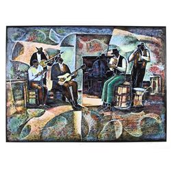 William Tolliver, Jug Band, Serigraph