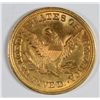 Image 2 : 1852 $5 GOLD LIBERTY NO MOTTO MS-62 GREAT EYE APPEAL