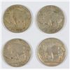 Image 2 : BUFFALO NICKELS: 1918-D VF, 15, 16, 17 ALL XF