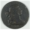 Image 1 : 1801 LARGE CENT S-219 3 ERRORS REVERSE VF DETAILS REV. SCRATCH