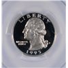 Image 2 : 1995-S SILVER WASHINGTON QUARTER PCGS PR70 DCAM