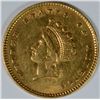 Image 1 : 1854 $1 Gold II XF/AU (Damaged)