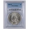 Image 1 : 1884-O MORGAN SILVER DOLLAR, PCGS MS-63  BLAST WHITE