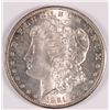 Image 1 : 1891 MORGAN SILVER DOLLAR, MS-64+  BLAST WHITE!   SCARCE IN THIS GRADE!