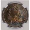 Image 2 : 1883-O MORGAN SILVER DOLLAR, NGC MS-63  OBVERSE HAS WILD RAINBOW COLORS!! LOOK!!