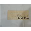 Image 1 : ABRAHAM LINCOLN CUT SIGNATURE AUOTGRAPH NO COA