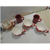 Image 4 : LOT 12 CERAMIC HOLIDAY HOT CHOCOLATE MUGS