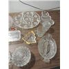 Image 2 : LOT 17 VINTAGE PRESSED GLASS: 2 AMERICANA FOSTORIA