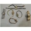 Image 2 : LOT 8 VINTAGE LADYS WRIST WIND WATCHES: DIANTUS,