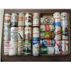 Image 1 : LOT 25 BREWERIANA VINTAGE PULL TOP BEER CANS: