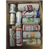 Image 1 : LOT 11 BREWERIANA ASSORTED SIZE PULL TOP BEER CANS