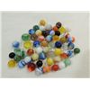 Image 1 : LOT 55 VINTAGE MARBLES: ALL REDS, CORK SCREWS, CAT